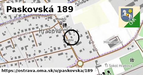 Paskovská 189, Ostrava