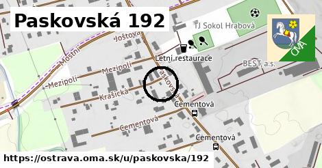 Paskovská 192, Ostrava
