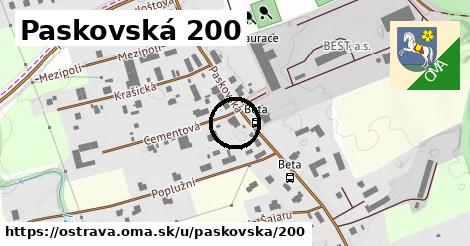 Paskovská 200, Ostrava