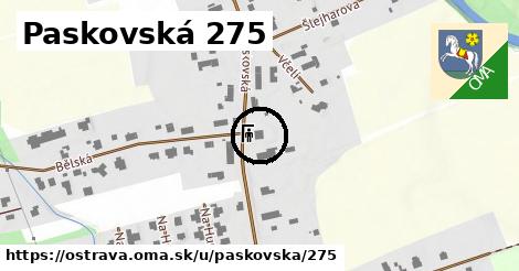 Paskovská 275, Ostrava