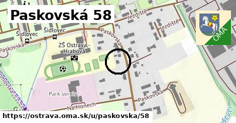 Paskovská 58, Ostrava