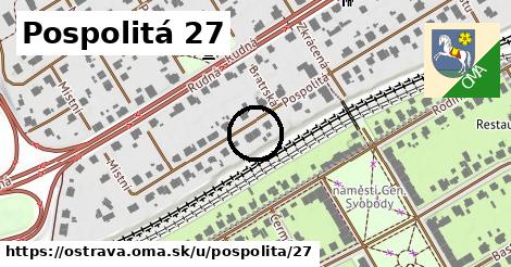 Pospolitá 27, Ostrava