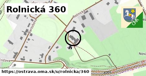 Rolnická 360, Ostrava