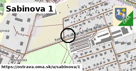 Sabinova 1, Ostrava