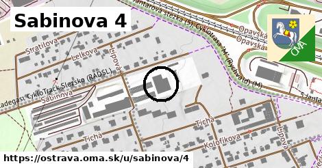 Sabinova 4, Ostrava