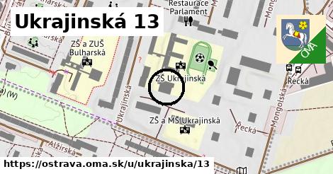 Ukrajinská 13, Ostrava