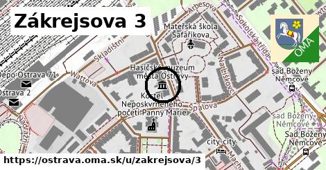 Zákrejsova 3, Ostrava
