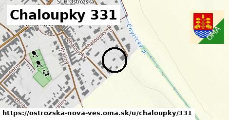 Chaloupky 331, Ostrožská Nová Ves