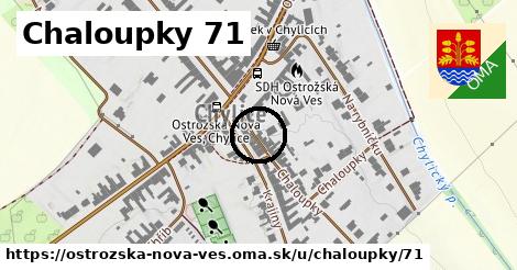 Chaloupky 71, Ostrožská Nová Ves
