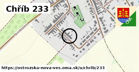 Chříb 233, Ostrožská Nová Ves