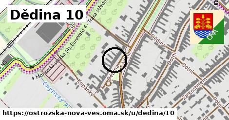 Dědina 10, Ostrožská Nová Ves