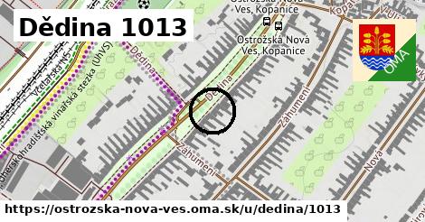 Dědina 1013, Ostrožská Nová Ves