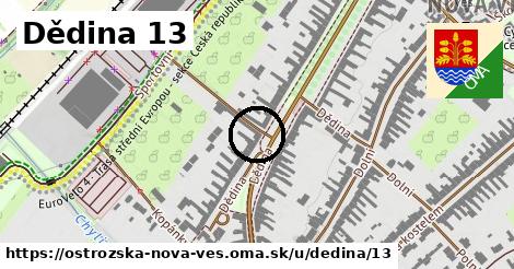 Dědina 13, Ostrožská Nová Ves