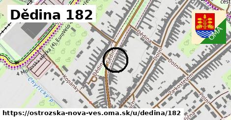 Dědina 182, Ostrožská Nová Ves