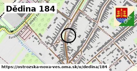 Dědina 184, Ostrožská Nová Ves