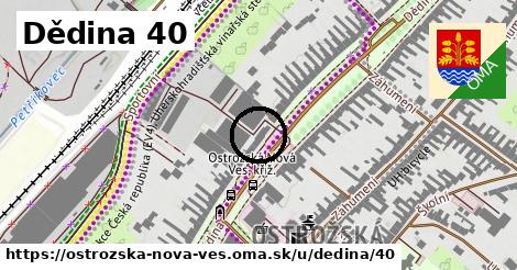 Dědina 40, Ostrožská Nová Ves