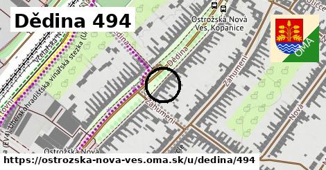 Dědina 494, Ostrožská Nová Ves
