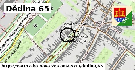 Dědina 65, Ostrožská Nová Ves