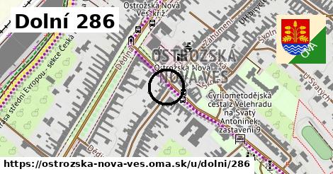 Dolní 286, Ostrožská Nová Ves