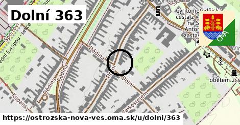 Dolní 363, Ostrožská Nová Ves