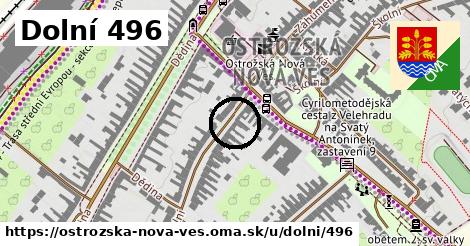 Dolní 496, Ostrožská Nová Ves