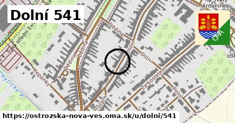 Dolní 541, Ostrožská Nová Ves