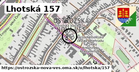 Lhotská 157, Ostrožská Nová Ves