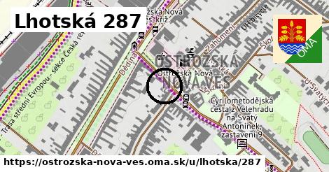 Lhotská 287, Ostrožská Nová Ves