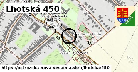 Lhotská 450, Ostrožská Nová Ves