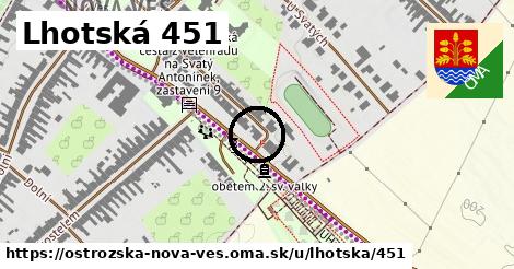 Lhotská 451, Ostrožská Nová Ves