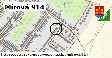 Mírová 914, Ostrožská Nová Ves