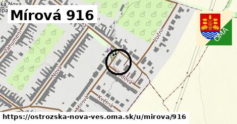 Mírová 916, Ostrožská Nová Ves