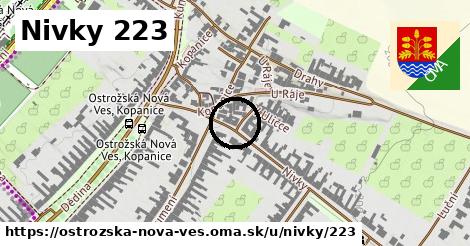 Nivky 223, Ostrožská Nová Ves