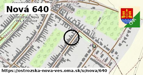 Nová 640, Ostrožská Nová Ves