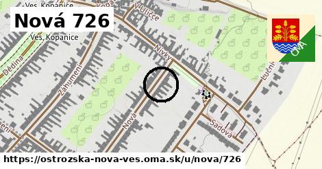 Nová 726, Ostrožská Nová Ves