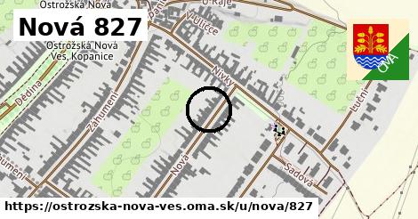 Nová 827, Ostrožská Nová Ves