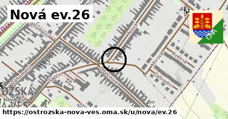 Nová ev.26, Ostrožská Nová Ves