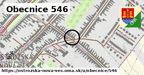 Obecnice 546, Ostrožská Nová Ves