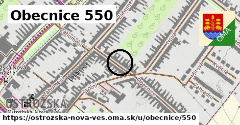Obecnice 550, Ostrožská Nová Ves
