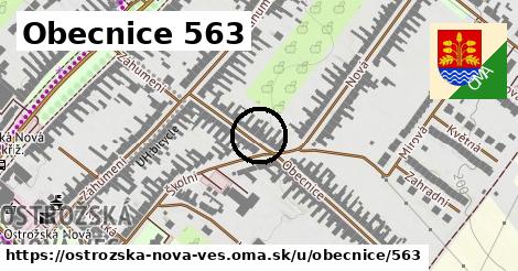 Obecnice 563, Ostrožská Nová Ves