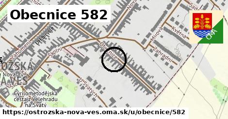 Obecnice 582, Ostrožská Nová Ves