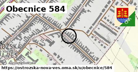 Obecnice 584, Ostrožská Nová Ves