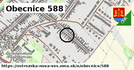 Obecnice 588, Ostrožská Nová Ves