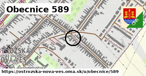 Obecnice 589, Ostrožská Nová Ves