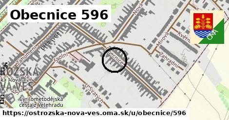 Obecnice 596, Ostrožská Nová Ves
