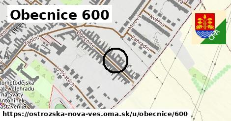 Obecnice 600, Ostrožská Nová Ves