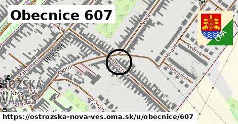 Obecnice 607, Ostrožská Nová Ves