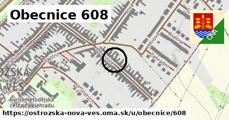 Obecnice 608, Ostrožská Nová Ves