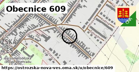 Obecnice 609, Ostrožská Nová Ves