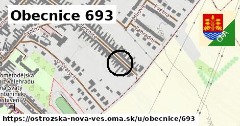 Obecnice 693, Ostrožská Nová Ves